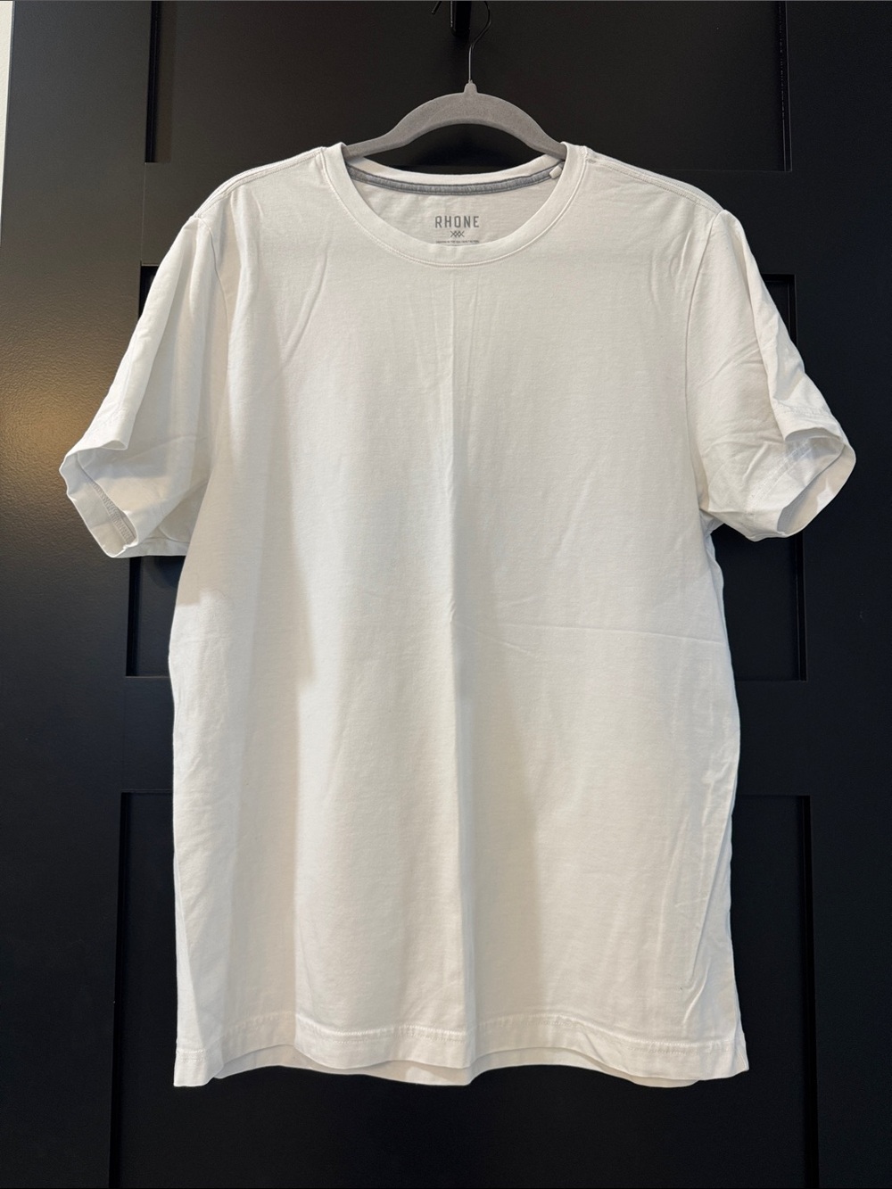 RHONE White Short Sleeve Crew Neck T-Shirt